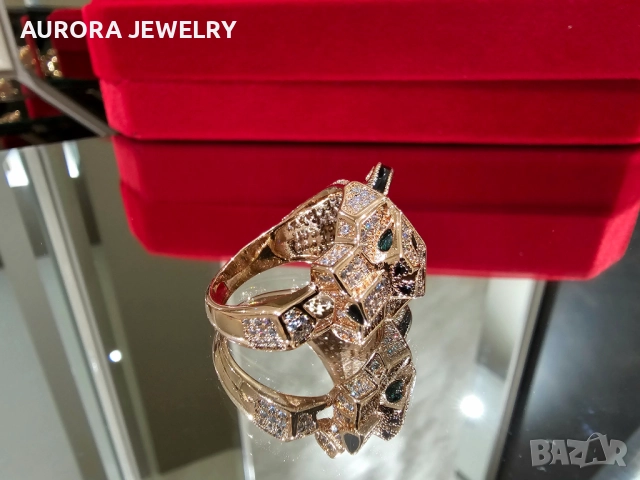 CARTIER Panthere de Cartier Big Rose Gold Diamonds Пръстен