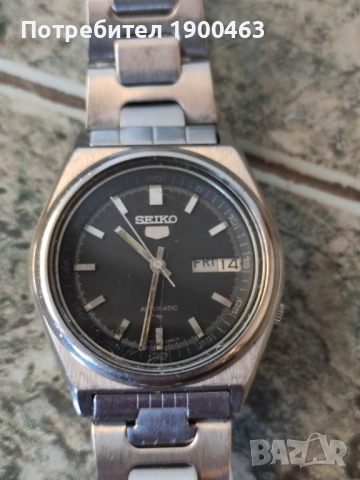 Сейко 5 Автоматик.Работещ., снимка 3 - Мъжки - 52416366