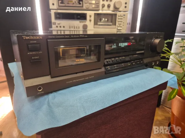 Касетен дек Technics RS-BX404 с добър външен вид, без липси и счупвания + подарък, снимка 2 - Декове - 56057043