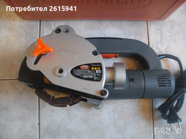 1450 Вата-ф125мм-Каналокопка/Фреза Копаене Канали В Стени/Тавани/Подове-ОТЛИЧНА-PERFORMER, снимка 1