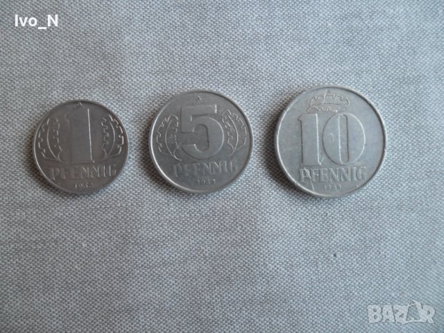 Лот пфенинги ГДР., снимка 2 - Нумизматика и бонистика - 38601163