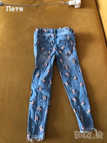 Мини Маус Дънки за момиче, снимка 4 - Детски панталони и дънки - 37518654