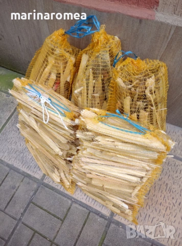 Сухи дървени разпалки (подпалки) в чували, снимка 4 - Дърва за огрев - 54214756