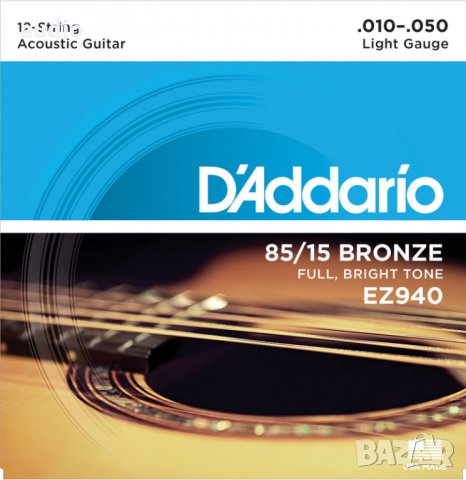 Струни за акустична китара D’addario EZ940, снимка 1