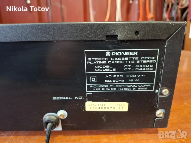 Продава се двуглав дек Pioneer CT-S440S., снимка 7 - Декове - 53968315