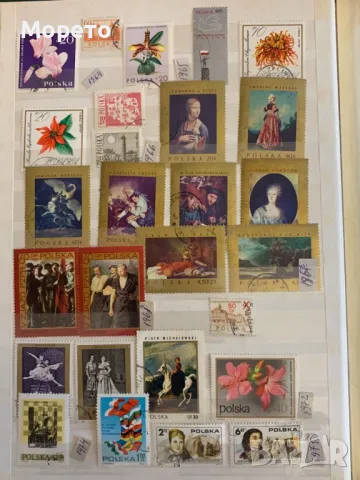 Лот стари марки,колекция от Полша-1918 до 1983 г-72 броя, снимка 2 - Филателия - 48543501