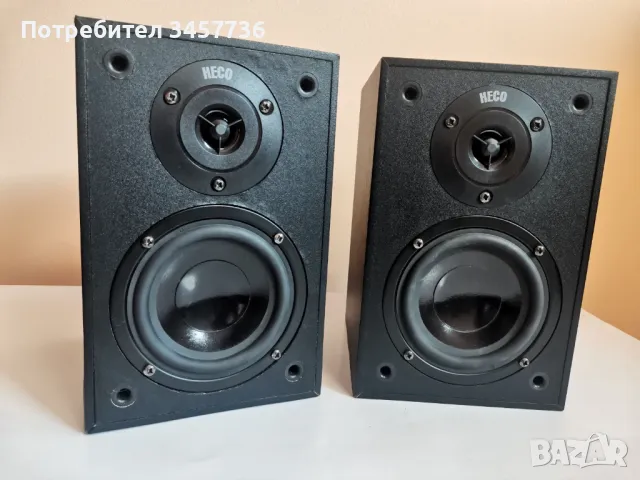 Букшелф Тонколони Heco Satellit / Surround R1 , снимка 2 - Тонколони - 47367310