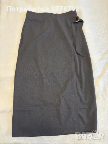 Пола от трико с прехвърляне H&M, снимка 6 - Поли - 49604798