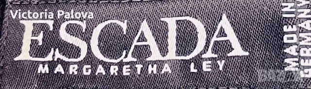 Копринена риза лукс vintage ESKADA BY MARGARETHA LEY, снимка 10 - Ризи - 47451423