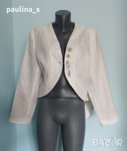 Ленено сако тип фрак за повод "tallissime" La redoute creations / голям размер 