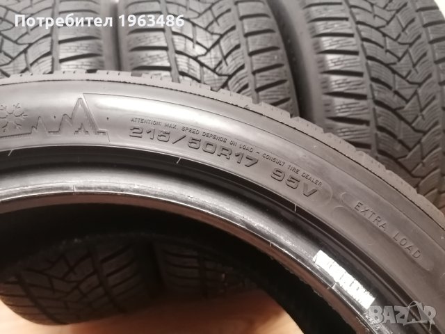 215/50/17 Dunlop / зимни гуми, снимка 9 - Гуми и джанти - 42774776