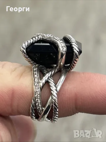 David Yurman оригинален пръстен, снимка 3 - Пръстени - 50263496