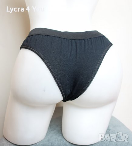 S/M/L размер атрактивен мъжки черен слип със сребриста предна половина, снимка 5 - Бельо - 37015703