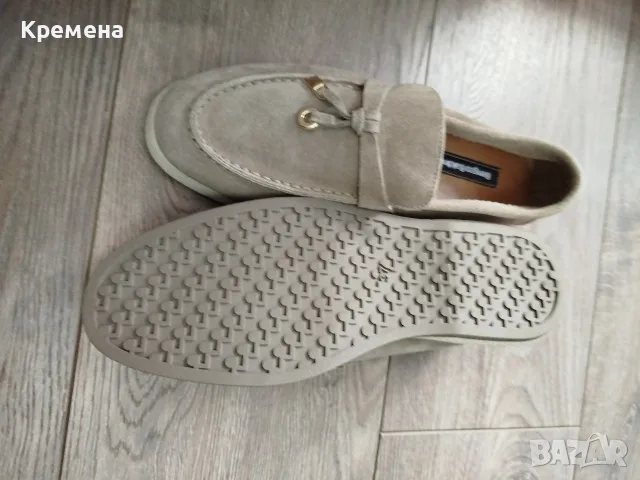 мокасини ест.велур марка 37, снимка 2 - Дамски ежедневни обувки - 56343845
