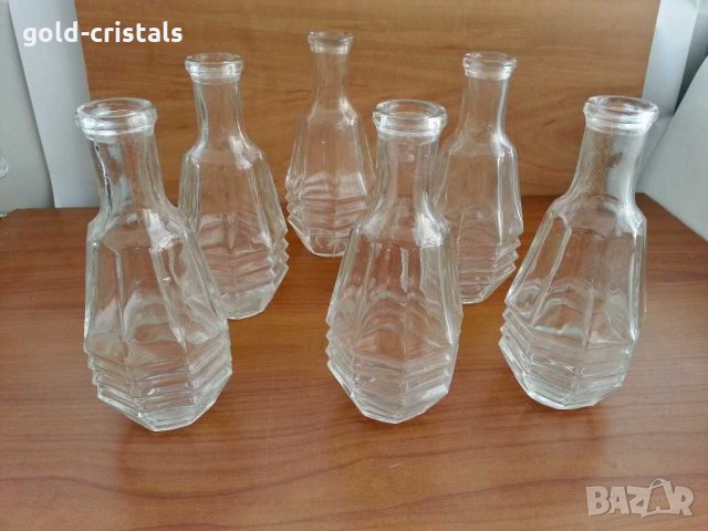 Ретро стъклени юзове юсчета юзчета шишенца, снимка 7 - Антикварни и старинни предмети - 29504315