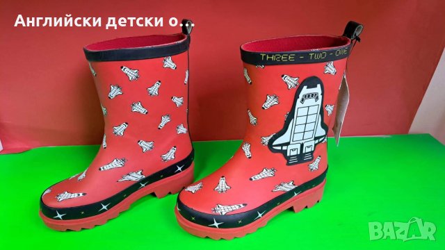 Английски детски гумени ботуши-TU, снимка 3 - Детски боти и ботуши - 38412309