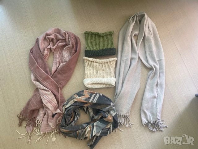 Зимни шалове от акрил, вълна и кашмир