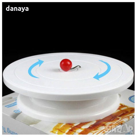 342 Въртяща стойка за торта поставка за декорация на сладкиши, снимка 11 - Съдове за готвене - 29966002