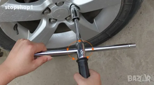 Ключ мултифункционален за гуми, снимка 2 - Аксесоари и консумативи - 48848792