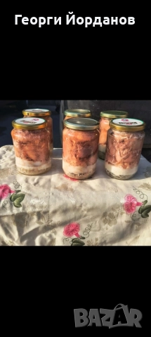 продавам домашно месо в буркани