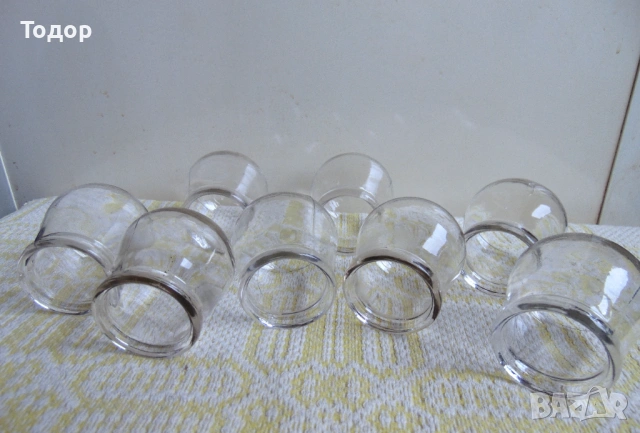 Стари стъклени вендузи, снимка 7 - Масажори - 53229407