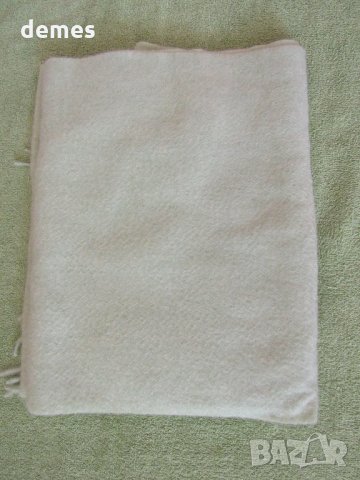  Фин шал 100% кашмир, цвят мента, Монголия, снимка 8 - Шалове - 34073371