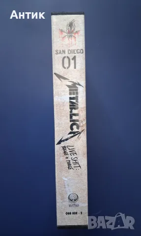 Видеокасета VHS Metallica Live / 1992 год., снимка 3 - Други жанрове - 55853251