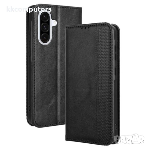 Samsung Galaxy A36 5G / A56 5G Retro Texture Wallet Калъф и Протектор
