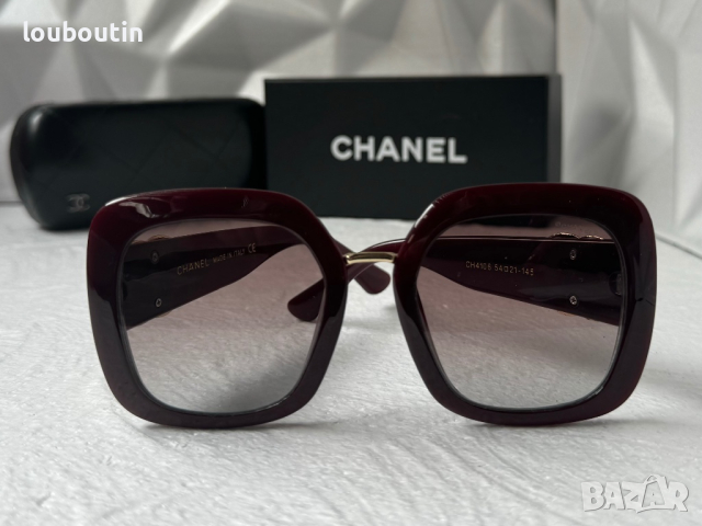 CH дамски слънчеви очила квадратни с лого , снимка 2 - Слънчеви и диоптрични очила - 44687572