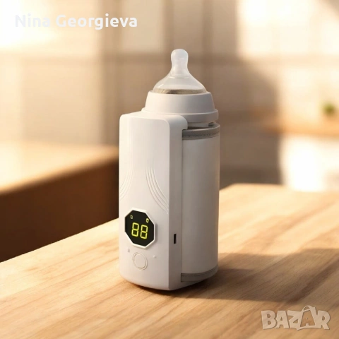 Безжичен подгревател за бебешко шише с дисплей и 6 температурни степени, снимка 3 - Прибори, съдове, шишета и биберони - 53895726