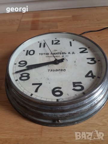 Стар индустриален електрически часовник , снимка 3 - Антикварни и старинни предмети - 31921021