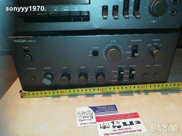 wega hifi-tuner & deck & ampli-внос швеицария, снимка 6 - Ресийвъри, усилватели, смесителни пултове - 29554892