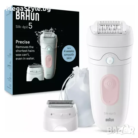Епилатор Braun Silk-epil 5-030 Wet & Dry, 28 пинсети
