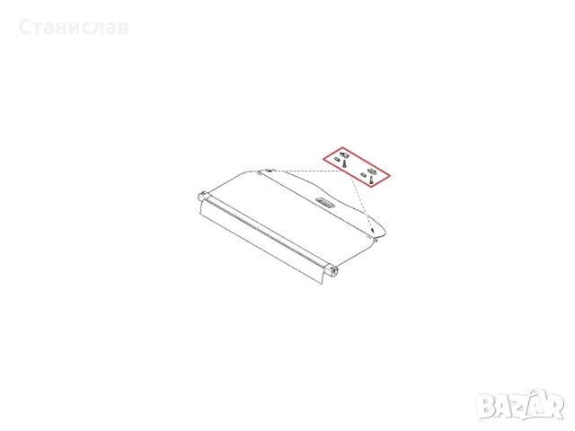 Водачи за щора на багажник за Renault Megane 2 Grandtour, снимка 6 - Части - 52288887