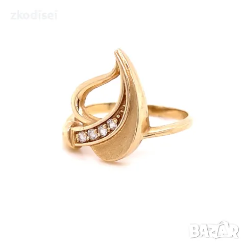 Златен дамски пръстен 3,38гр. 14кр.проба:585 размер:56 модел:28777-6