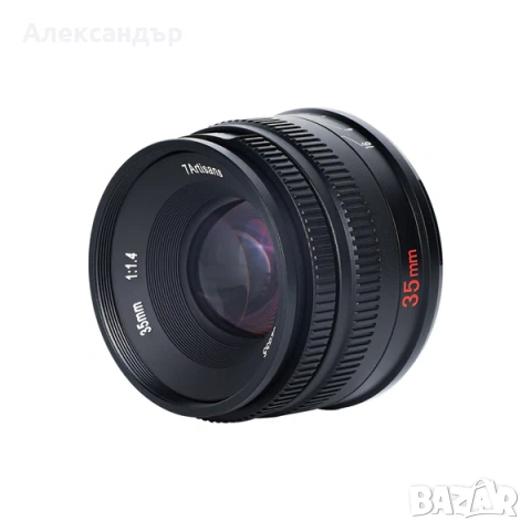 Обектив 7Artisans 35mm f/1.4 за Canon RF APS-C – почти нов, с кутия
