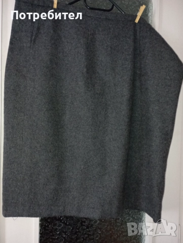 Дамски вълнен костюм – пола и сако - за едри дами , снимка 3 - Костюми - 52519553