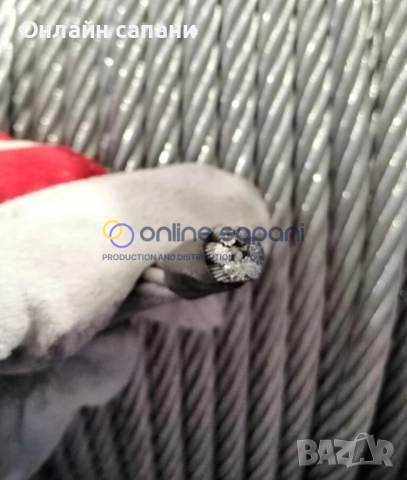 Гъвкаво стоманено въже 6X36WS с органична (конопена) сърцевина, снимка 6 - Други машини и части - 25860602