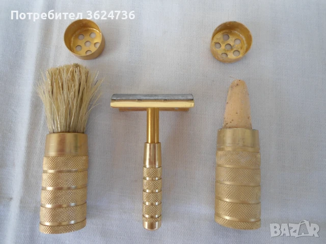 РЕТРО комплект за бръснене, снимка 3 - Антикварни и старинни предмети - 50896592