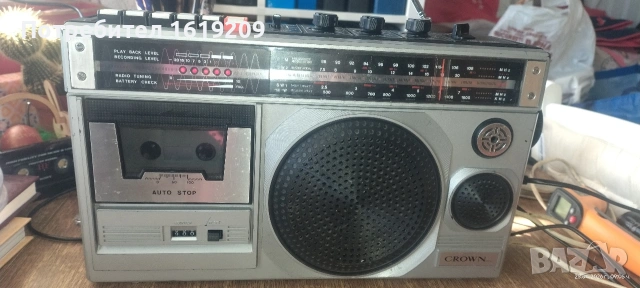 crown моно касетофона 