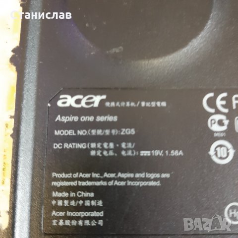 Acer Aspire One ZG5 на части, снимка 6 - Части за лаптопи - 35545880