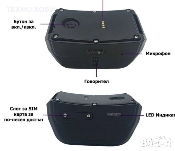 GPS Tracker ДжиПиЕс тракер за ловни кучета и домаш.животни нов модел IK122 PRO HUNTING -водоустойчив, снимка 11 - Други стоки за животни - 40764424