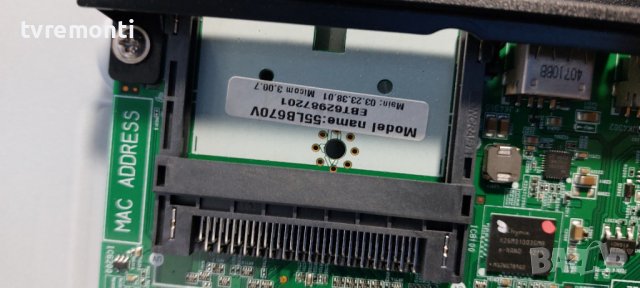 Main Board EAX65384004(1.5) EBT62987201 for LG 50LB670V, снимка 2 - Части и Платки - 38261205