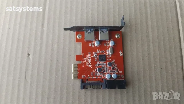 Inateck KT4006 Dual Port USB 3.0 PCI-E Adapter Card, снимка 6 - Други - 56169224