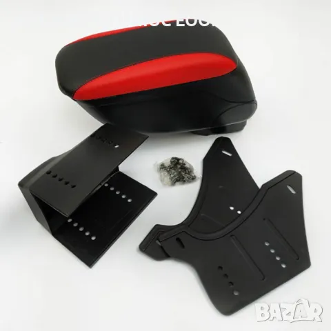 Универсален сгъваем/плъзгащ се подлакътник - Черен/Червен с еко кожа., снимка 2 - Аксесоари и консумативи - 47696780