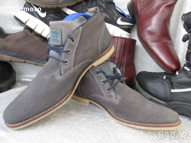 КАТО НОВИ Limited Edition кларкове 44 - 45 original  Bullboxer®, BIG BOY, подметка естествен каучук, снимка 14 - Мъжки боти - 31389172