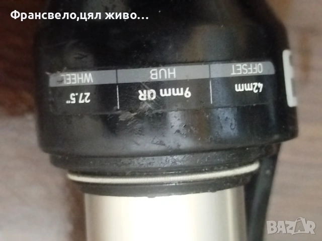 27.5 цола въздушна заключваща вилка за велосипед колело rock shox всичко работи , снимка 11 - Части за велосипеди - 51592565