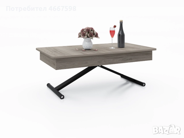 Разтегателна маса МОХИТО ПДЧ с повдигащ механизъм – трапезна, снимка 12 - Маси - 52891426