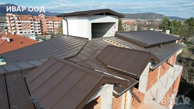 Покривна Ламарина - профил Клик Панел и Двоен фалц, снимка 15 - Строителни материали - 46289269