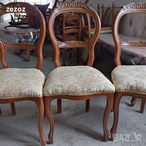 Столове-Барок-4бр.№038, снимка 2 - Столове - 51843875